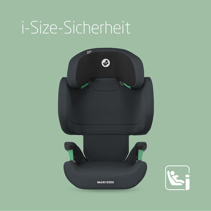 Maxi-Cosi RodiFix M i-Size, Kindersitz mit hohem Rücken, 3,5–12 Jahre, 100–150 cm, ISOFIX-Kindersitz, G-CELL Seitenaufprallschutz, verstellbare Höhe, schnelles und einfaches Anschnallen, Basic Grey
